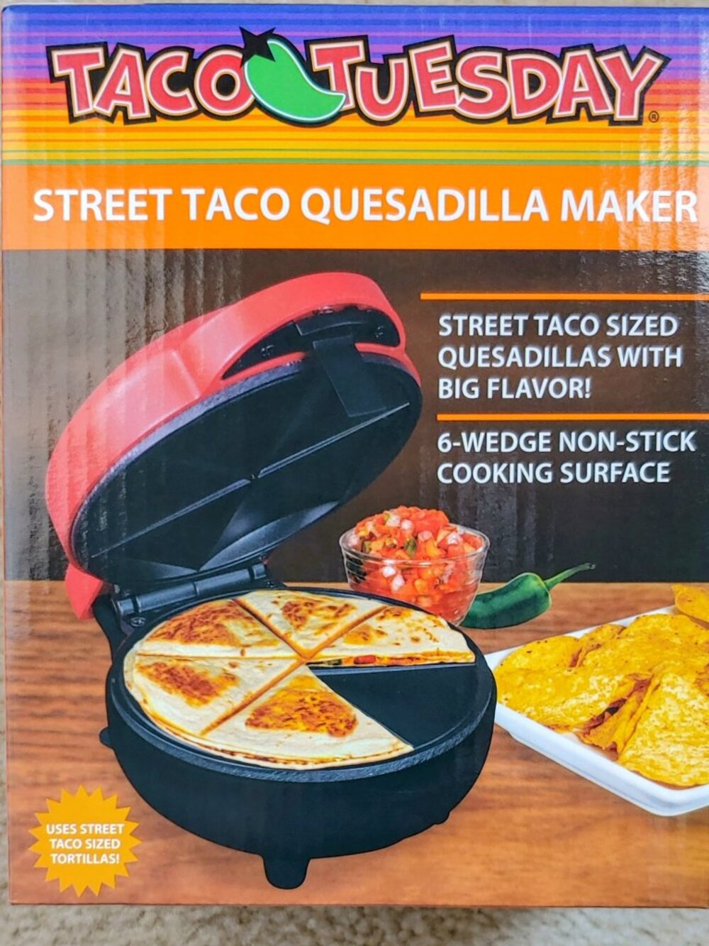 Taco Tuesday Street Taco Quesadilla Maker